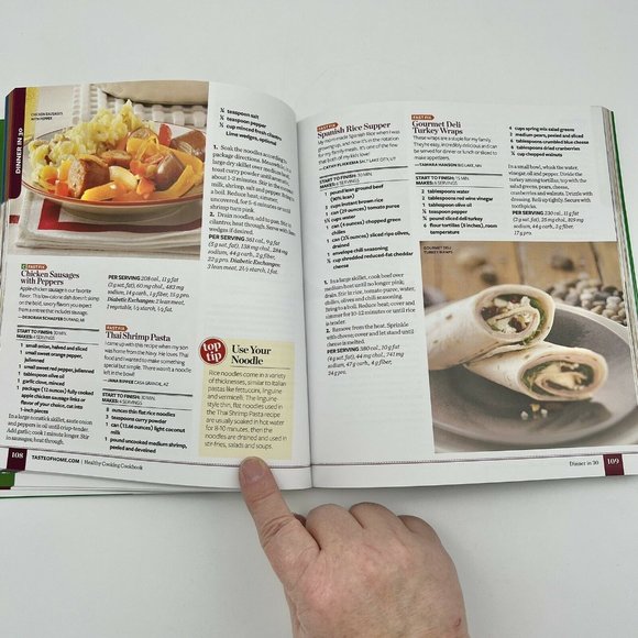 Taste of Home Healthy Cooking Cookbook Paperback Eat Right with 501 Dishes - Picture 5 of 8